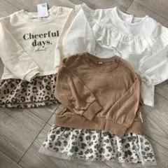 ベビー服 トップス 女の子♡3点セット 未使用タグ付きもあり サイズ90