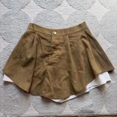フレアミニスカート ブラウン　Sサイズ　セットアップ購入可能