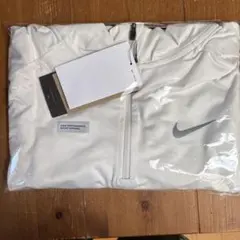 M 新品 ナイキ ランニングトップ エレメント フラシュ 長袖 ランシャツ 白