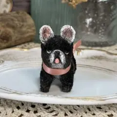 ✳︎手のひらに乗るフレンチブルドッグ ✳︎モールアート✳︎ミニチュアのサムネイル