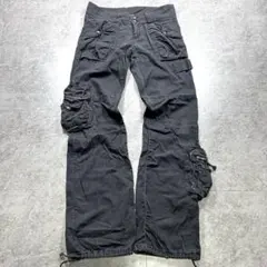 【archive】gimmick cargo pants/Y2K/opium/黒