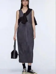 【匿名配送】ZARA ザラ ツイード風 ワンピース