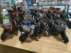 S.I.C. ハカイダー 四人衆 オリジナルカスタム品 バイク付き キカイダー