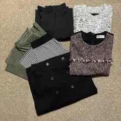 【中古】オフィスカジュアル　冬服6点セット