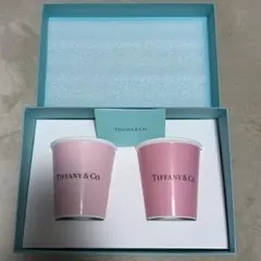 Tiffany & Co. ピンクマグカップ 2個セット