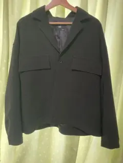 UNIQLO U ショートブルゾン ブラック XL - メルカリ