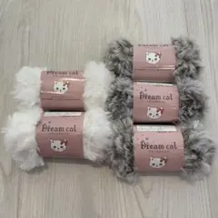 毛糸 ドリームキャット　5点セット　No.24 No.22