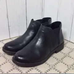 Clarks クラークス サイドゴアブーツ 靴 黒 レザー 22.5cmのサムネイル