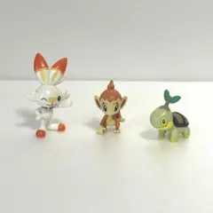 ポケモン フィギュア 3体セット ヒバニー ヒコザル　ナエトル
