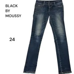 BLACK BY MOUSSYスキニーデニムジーンズパンツストレッチ24インチのサムネイル