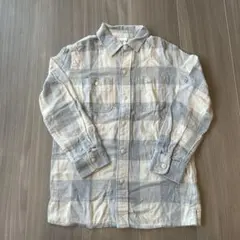 GAP KIDS チェック柄長袖シャツ S 120cm
