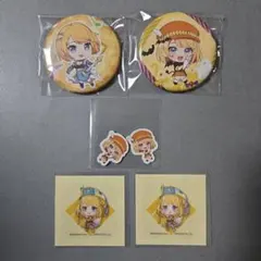 #コンパス 缶バッジ ステッカー ジャンヌ ジャンヌ・ダルク