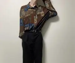 kutirクティールパッチワークMENSシャツM美品