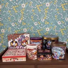 【値下げ】　ディズニー　お菓子　 空き缶セット