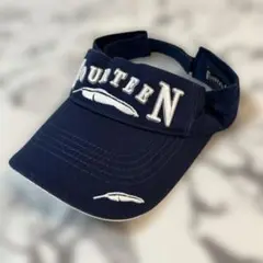 美品☆Fourteen ネイビー ゴルフバイザー