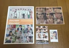 SnowMan 特典 チェキ風 名刺カード+オレンジkiss 特典セット