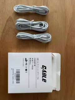 USB-C & ライトニングケーブル 3本セット