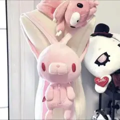 汎用うさぎ　ぬいぐるみリュック　チャック　いたずらぐまのグルーミー