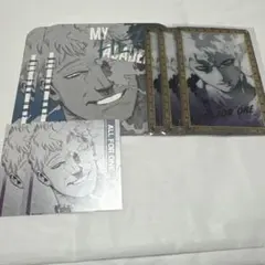 ヒロアカ 原画展 アートコースター 箔押しクリアカード オールフォーワン