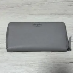 美品】ケイトスペード 長財布 ラウンドファスナー ピンクブラウン
