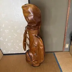 ★本革★　キャディバッグ ゴルフバッグ おまけ有りのサムネイル