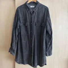 WEGO デニムワイドシャツ フリーサイズ