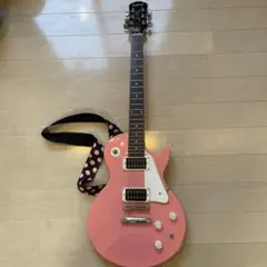 EPIPHONE エピフォン レスポール 100 希少ピンク 弦新品付 - メルカリ