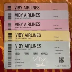 VIBY リリイベ　航空券風プロフィールカードのサムネイル