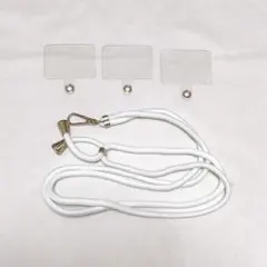 スマホショルダー 推し活グッズ 推しカラー 雑貨 ストラップ 白 ホワイト