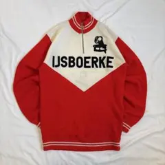 70s ハーフジップ　サイクリングニット