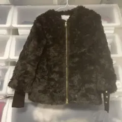はる様専用‼️ BAYFROWフェイクファージャケットコートこげ茶色