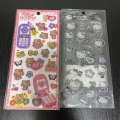 サンリオ　キティ　ドロップジェリーシール　 平成はっぴーフォンステッカー