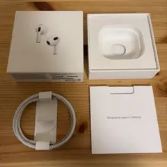 Apple AirPods (第3世代) 箱、ケーブル