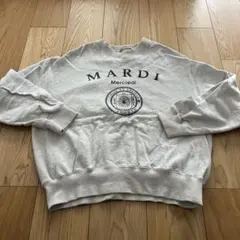 Mardi Mercredi スウェット グレー