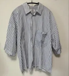 bukht オーバーサイズストライプシャツ