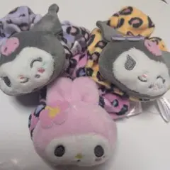 サンリオ　マイメロディー クロミ　ヒョウ柄シュシュセット