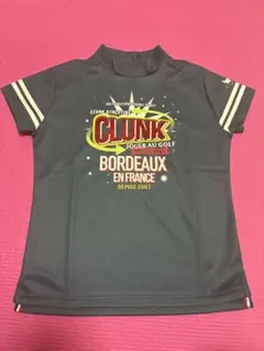 CLUNK レディースモックネック ゴルフウェア ネイビー Mゆったりのサムネイル