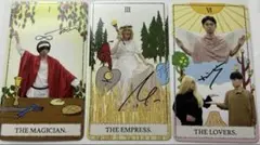 おいしくるメロンパン　タロットカード(直筆サイン入り・3枚セット)