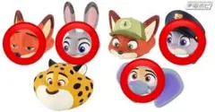 ズートピア　ファッションリング　ガチャガチャ　ニック　ジュディ