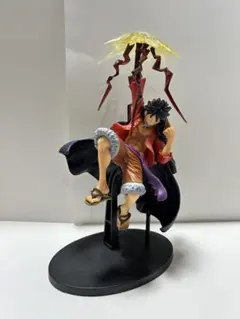 ワンピース ルフィ フィギュア　バトルレコード　&一番くじ　Ｇ賞　タオル