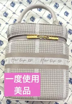 Her lip to バニティバッグ 千鳥格子 - メルカリ