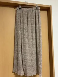 Honeys ロングスカート Mサイズ ベージュ花柄のサムネイル