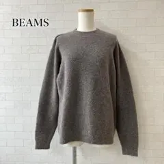 ビームス BEAMS ウール混ニットセーター オーバーサイズ クルーネック M