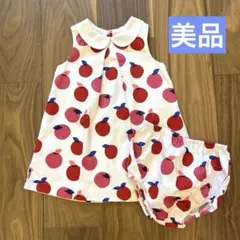 【美品】jacadi りんご　ワンピース　24m 88センチのサムネイル