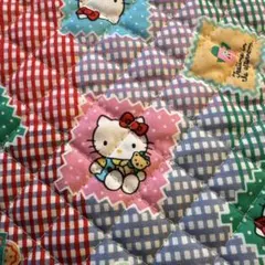 Hello Kitty キルティング生地 88×40cm 裏に保管シミ少し