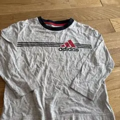 adidas 長袖カットソー 128cm グレー