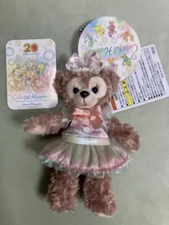 新品タグ付き！カラフルハピネスシェリーメイ　ぬいぐるみバッジ　ステッカー付き！