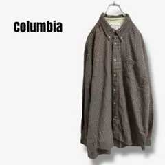 mt013026 90s コロンビア　チェックシャツ　ネルシャツ　ボタンダウン