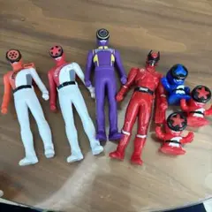 爆上戦隊ブンブンジャー ソフビ 指人形 ブンバイオレット