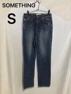 (SM03-88) SOMETHING 日本製 デニムパンツ ジーンズ Sのサムネイル